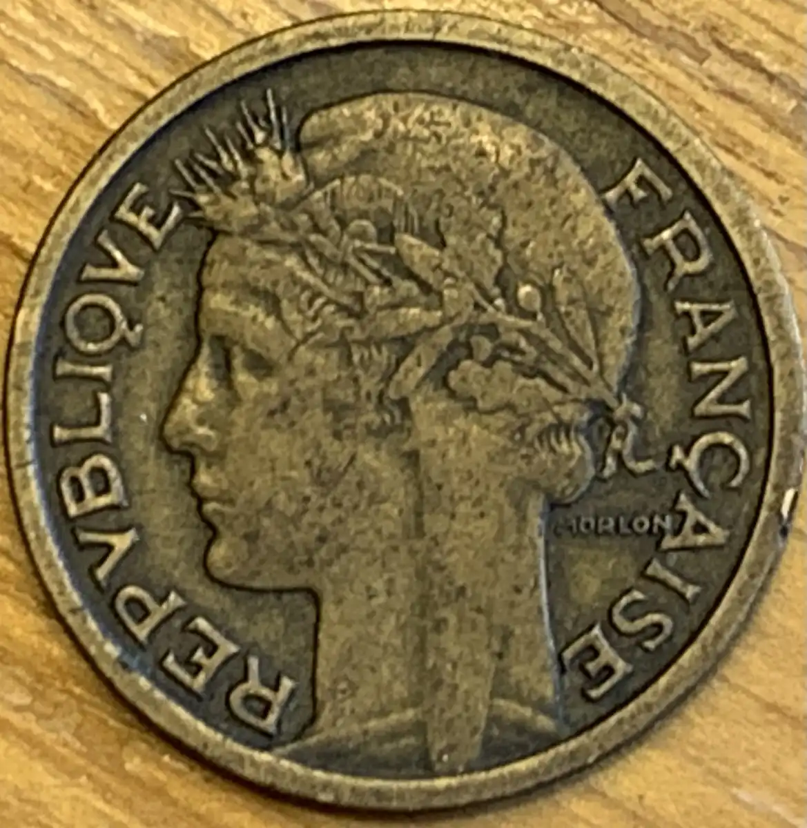 1941-1-Franc-Coin-For-Grading